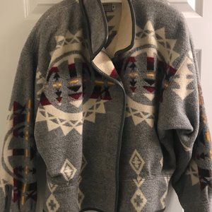 Southwest Blanket Blouson Jacket,  Women's SIZE M by Lorenzo of Santa Fe